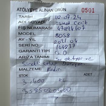 Beko Dem 8058 Su Haznesi Sorunu