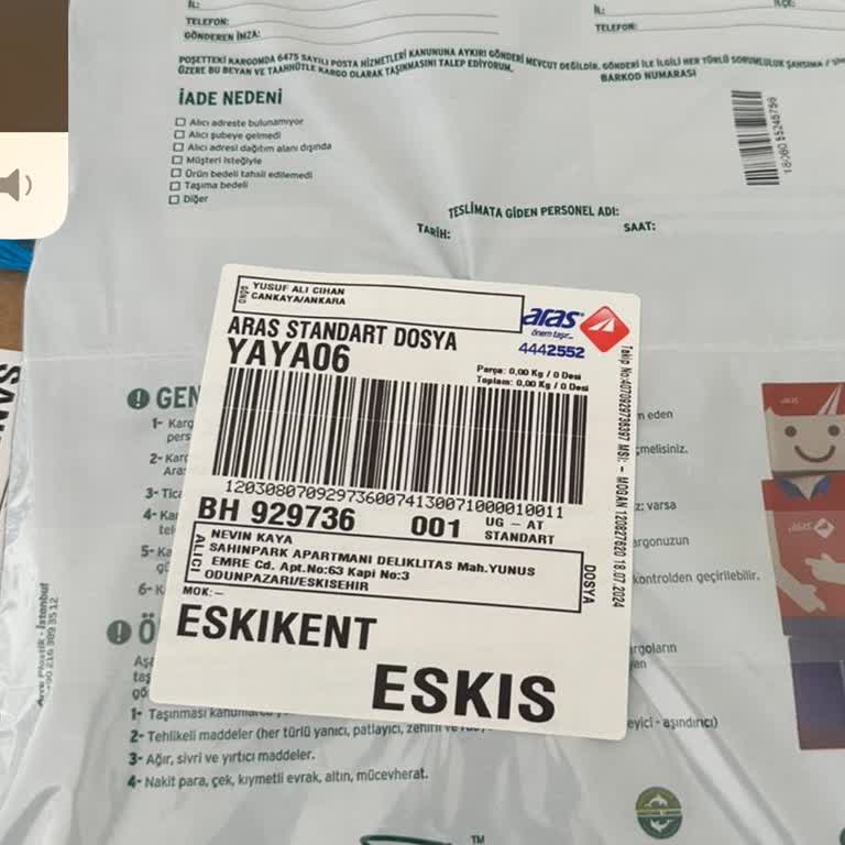 Aras Kargo İle Kargo Gönderimi