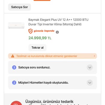 Acil! Hepsiburada Ve Carrefour SA Stoğu Mevcut Ürünümü İptal Etti.