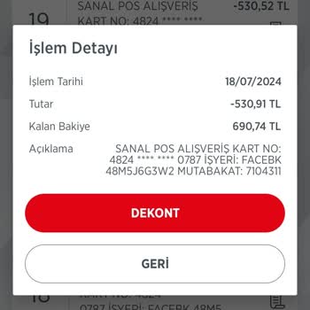 Facebook, Hesabımdan İzinsiz Para Çekmiş