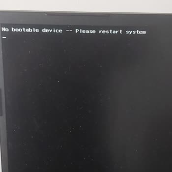 Gigabyte G5 Ge No Bootable Device Sorunu