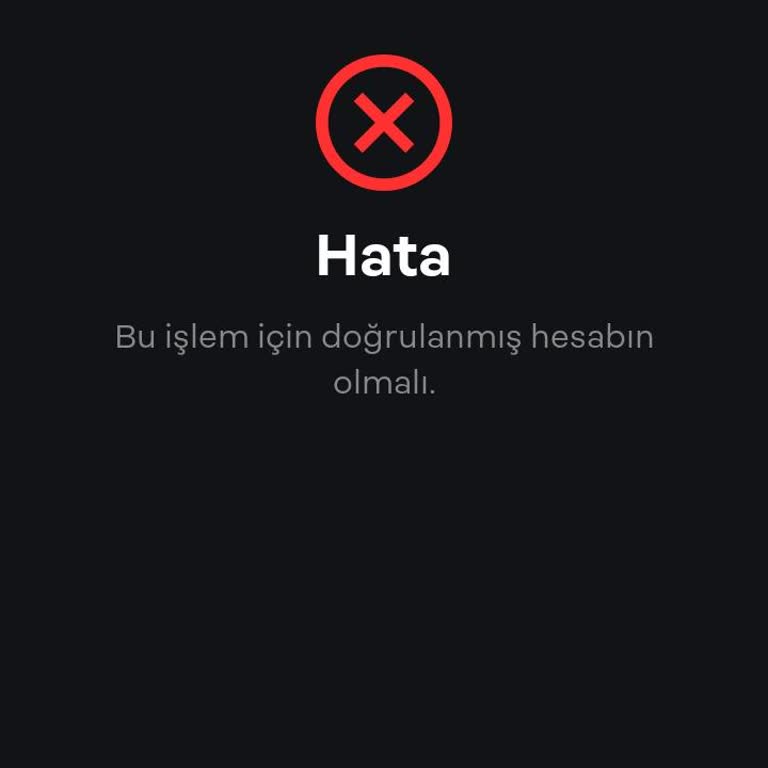 Papara Hesabımı Doğrulayamıyorum, Attığım Görseldeki Gibi Hata Çıkıyor