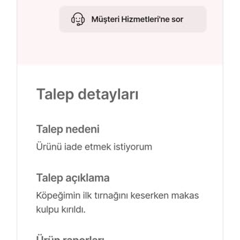 Hepsiburada İlk Kullanışta Kırılan Köpek Tırnak Makası