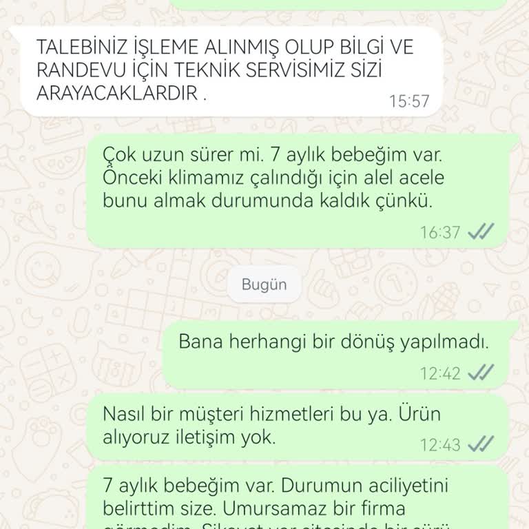 Fujiplus Klimanın Müşteri Hizmetleri Sorunu