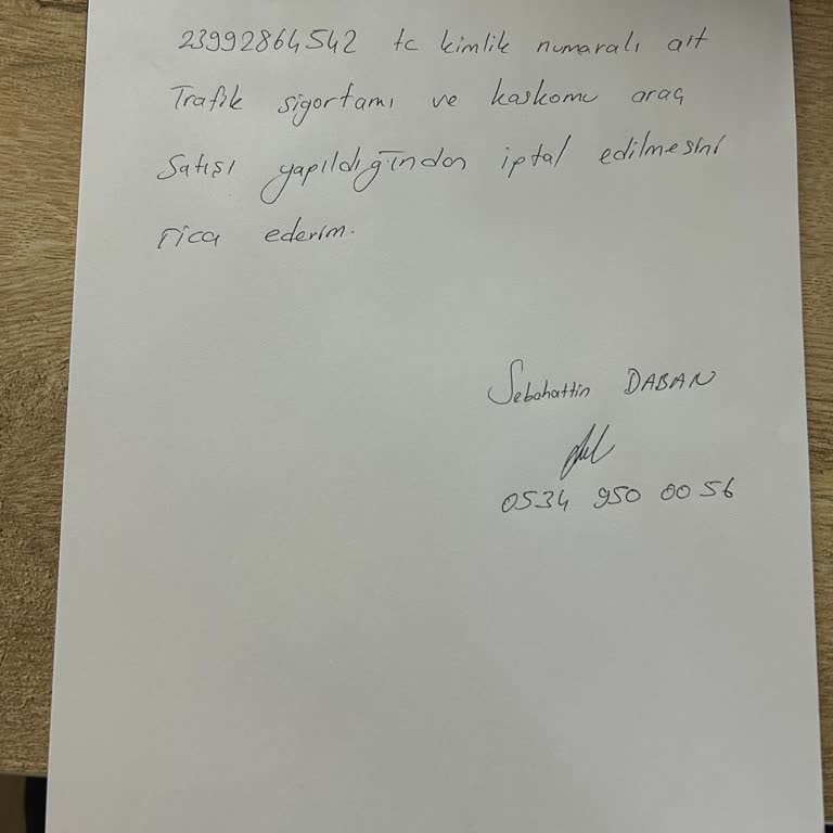 Anadolu Sigorta Trafik Sigorta Poliçemi Etmiyor