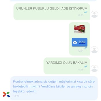 Çiçek Sepeti İs Bilmez Kurye Ve Ayıplı Mal Sorunu