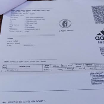 Hepsiburada'dan Almış Olduğum Adidas Spor Ayakkabı
