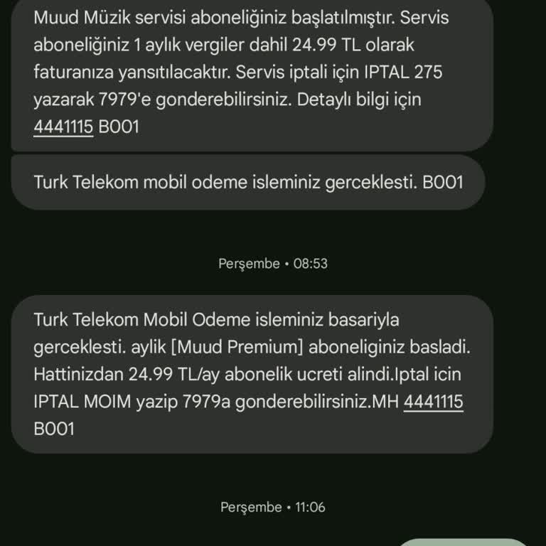 Muud İletişim Kurulamayan Bir Uygulama