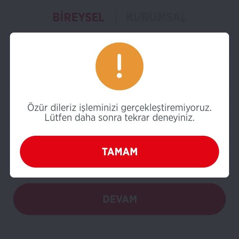 Ziraat Bankası Mobil Giriş Problemi