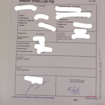 Yurtiçi Kargo Kargo Teslimatı Yapılamaması.