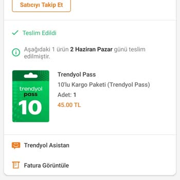 Trendyol Trendol Pass Süresi