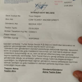 Dükkan35 Tüketici Hakları'na Şikayet Edeceğim