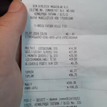 BİM Üslupsuz Personel, İade İşlemi