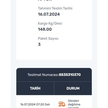 Trendyol'dan Aldım. Horoz Lojistik'in Canı Getirmek İstemiyor.