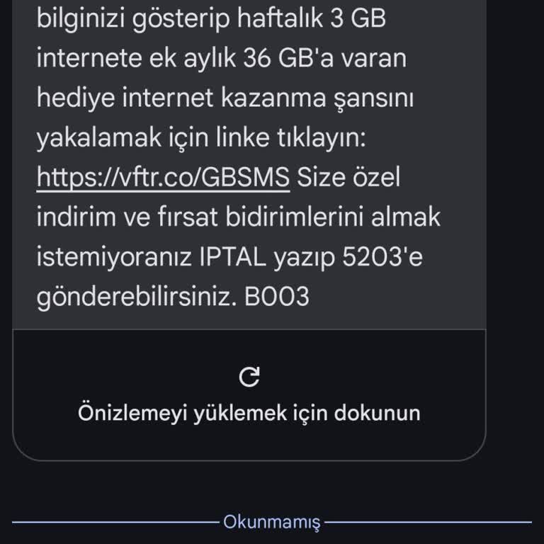 Vodafone'un Yanıltıcı GB Avı Uygulaması
