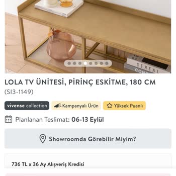 Vivense Ürünü Bambaşka Bir Renk Geldi!