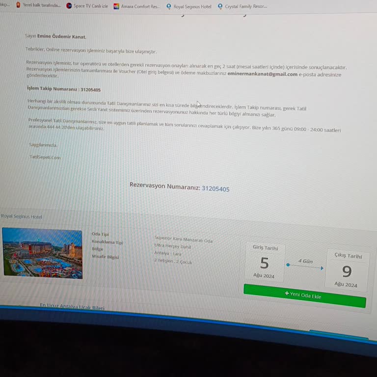 Tatil Sepeti 78740 TL Mi 8 Gündür İade Edemedi