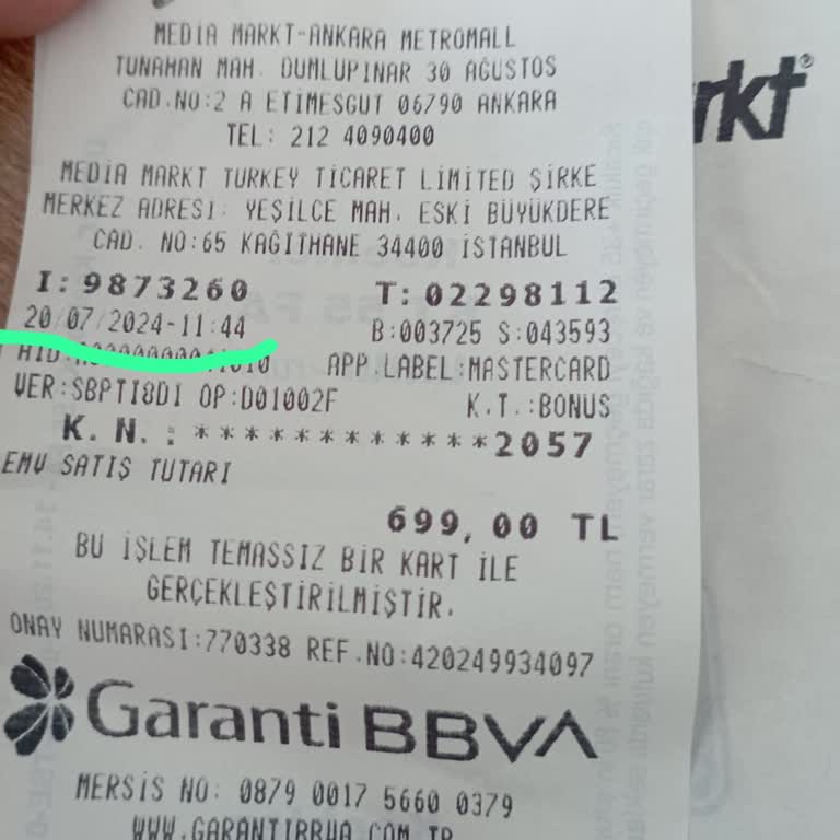 Media Markt 50 Dakika Sonra Getirdiğim Ürünü İade Almadı.