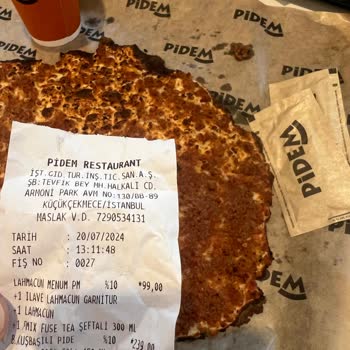 Pidem Restaurant İlgisiz Ve Anlayışsız Bir Şube