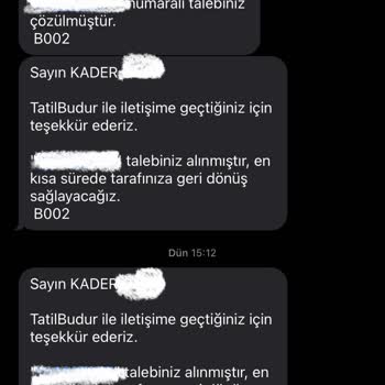 Tatilbudur Tatil Tarihi Değişikliği Ve Ekstra Ücret Sorunu