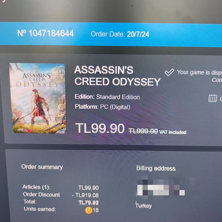 Ubisoft Connect Üzerinden Oyun Satın Alamama