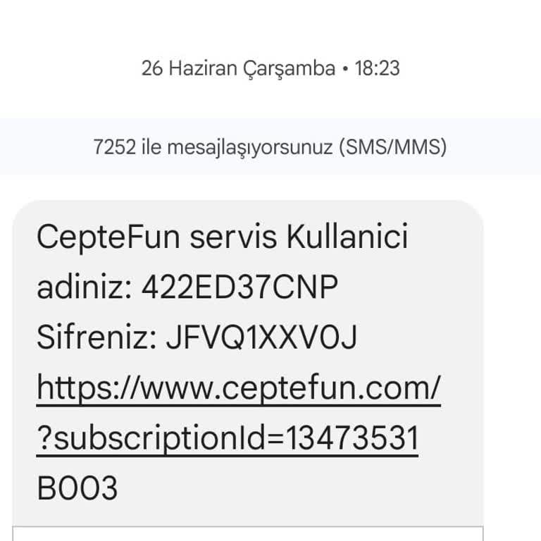 Vodafone Ceptefun Ücret İadesi
