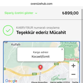 Oversize Hub Sipariş Verildikten Sonra Ulaşılamayan Satıcı Ve Kargoya Verilmeyen Ürün