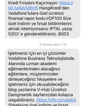 Vodafone 540 TL Fazla Faturalandırması