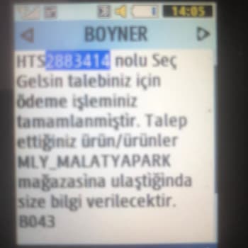 Boyner Mağazası Parasını Aldığı Ürünü Vermedi