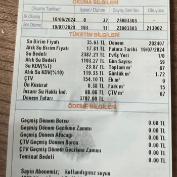 İSKİ Su Faturamın %800 Oranında Artması Ve Haksız Atıksu Ücreti