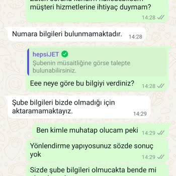 Hepsijet Müşteri Hizmetleri Ve Teslim Edilmeyen Kargo