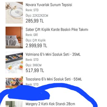 Madame Coco 2 Katlı Kek Standı