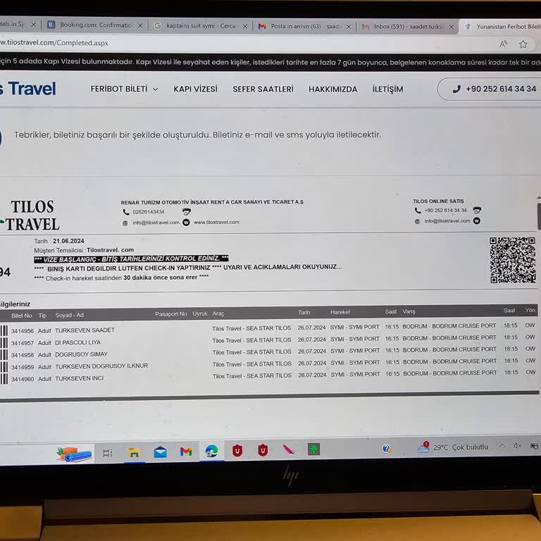 Tilos Travel Şikayet Sefer İptal Edilmiş