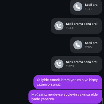 Vakro Boutique Siparişim Yanlış Geldi Geri Dönüş Sağlanmıyor