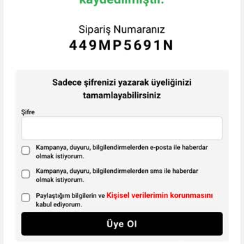 Vakro Boutique Siparişim Yanlış Geldi Geri Dönüş Sağlanmıyor