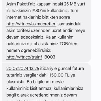 Vodafone Sınırsız Sosyal Medyanın Normal İnternetimden Eksiliyor