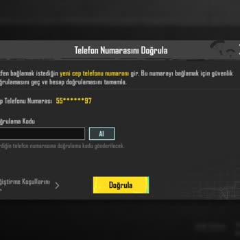 PUBG Mobile Doğrulama Kodu Sorunu: Yardım Bekliyorum!