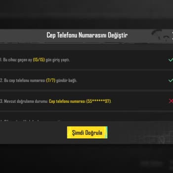 PUBG Mobile Doğrulama Kodu Sorunu: Yardım Bekliyorum!