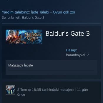 Ziraat Bankası Steam İademi İade Etmedi