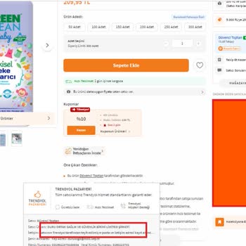 Trendyol Çifte Standart Uyguluyor