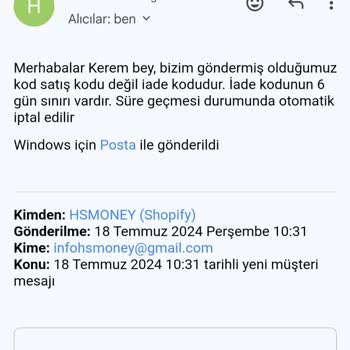 Hsmoney İade İşlemelerinde Yaşadığım Sıkıntı