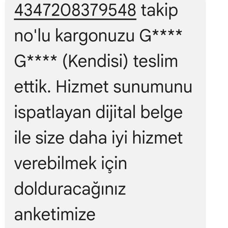 Aras Kargo Teslim Edildi Bilgisi Verilen Kargo