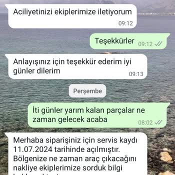 GüneyStore Mobilya Güney Strore Ürünümü Eksik Yolladı Dolabım Yarım Kaldı