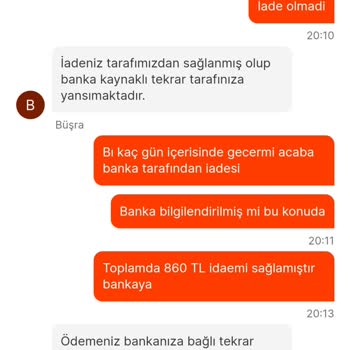 Migros Yemek'te Fazladan Çekim Ve İade Sorunu