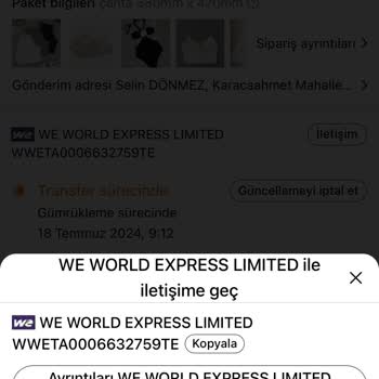 Temu Sipariş Gümrüğe Takıldı.