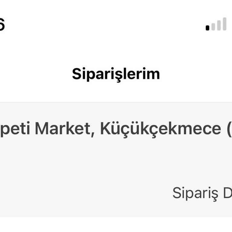 Yemeksepeti Market Teslimatının Yavaşlığı Çok Oldu
