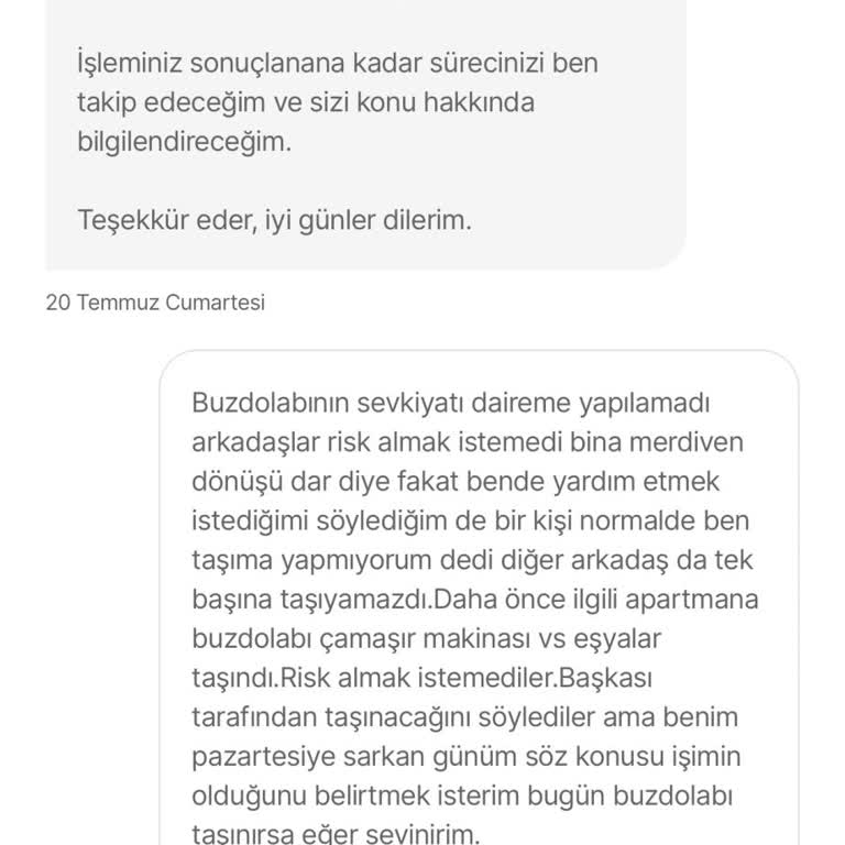 Hepsijet İn Sorumsuz Ve Aidiyetsiz Çalışması. Müşteri Mağduriyeti.