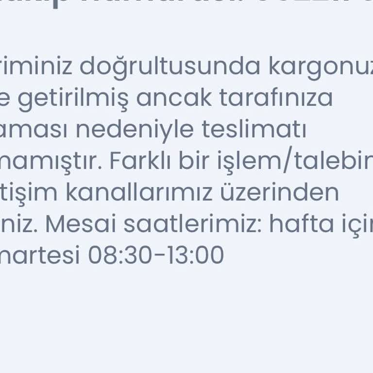 Aras Kargo Kargomu Teslim Etmeyi Düşünüyor Mu