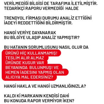 Trendyol & Philips Ayıplı Mal Olarak Gönderilmiş Ürünün İade Reddi