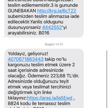 Aras Kargo Gediniz Evdeyim Evde